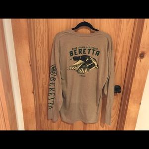 Men’s LS Tan Berretta T Shirt